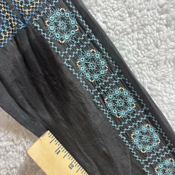 Johnny Was Embroidered Long Sleeve Tunic Top  Size SX gift for her - Picture 8 of 10